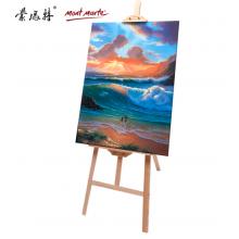 澳洲蒙玛特 Mont Marte 1.45米松木画架 实木素描画架画板套装展示架子成人折叠画板架 原木色 AEA0003