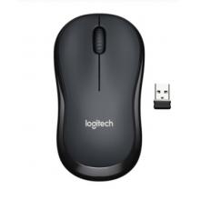 罗技（Logitech）M220 鼠标 无线鼠标 办公鼠标 对称鼠标 灰黑色 带无线接收器