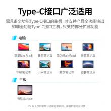 绿联Type-C扩展坞双HDMI/DP四屏异显拓展坞桌面USB-C分线器网线转接头雷电3/4苹果MacBook笔记本通用M1/2芯片