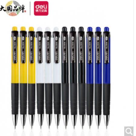 圆珠笔		得力6505圆珠笔0.7mm子弹头(蓝)(支)