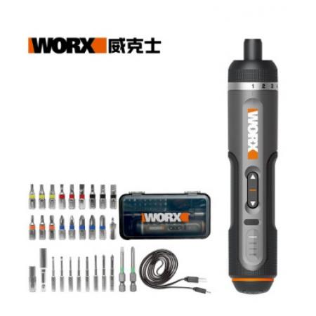 威克士(Worx)电动螺丝刀 WX242 锂电电动螺丝批电起子套装