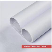 墙纸自粘加厚加宽 50cm*12m长 防水pvc墙翻新贴 纯白