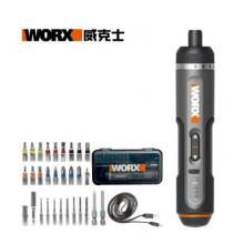 威克士(Worx)电动螺丝刀 WX242 锂电电动螺丝批电起子套装