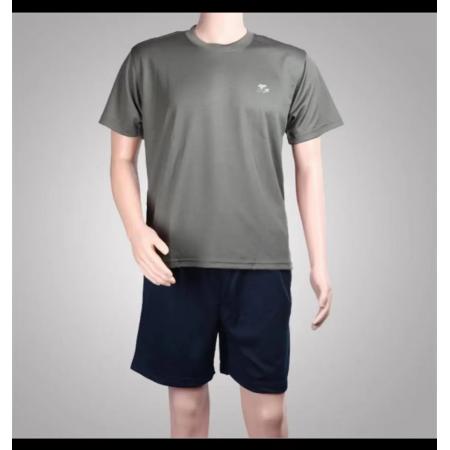 梦盛雅 夏季体能服速干透气短袖+短裤 套装