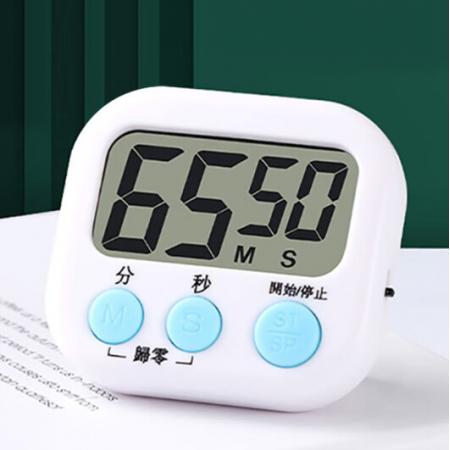 拜杰计时器学习定时器厨房烘焙定时器多功能倒计时器磁吸设计 YS-12