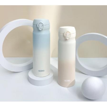 膳魔师（THERMOS）保温杯500毫升男女士儿童学生保冷水杯子渐变色茶杯JNL-501 PB-G