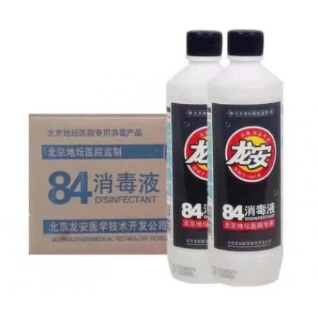 龙安84消毒液  箱 470ml