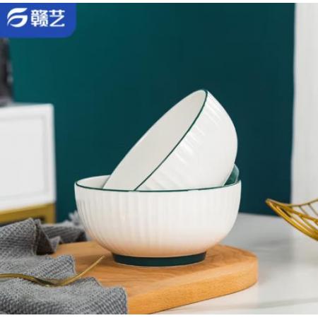 赣艺  釉下彩面碗  6英寸大碗
