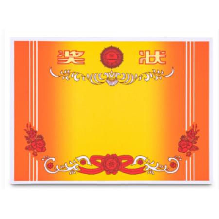 奖状 递乐 A3