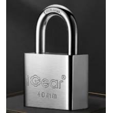 iGear 挂锁 防水防锈门锁工具锁 家用学校商铺门锁小防盗窗锁 30mm