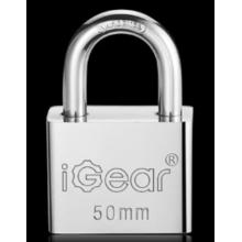 iGear 挂锁 防水防锈仓库车厢大门挂锁 家用学校商铺门锁 大防盗防撬锁 50mm