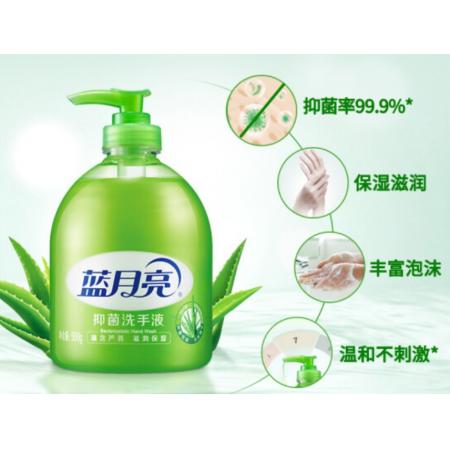 蓝月亮（Bluemoon） 洗手液 芦荟抑菌滋润保湿 500g瓶