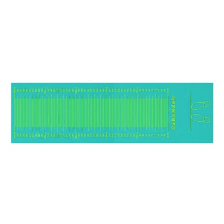 英辉（INVUI）立定跳远垫子加厚防滑跳远垫体测垫 绿色 350*90*0.35cm