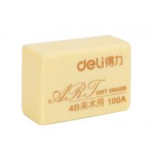 得力（deli）橡皮擦7534美术橡皮 中号4B