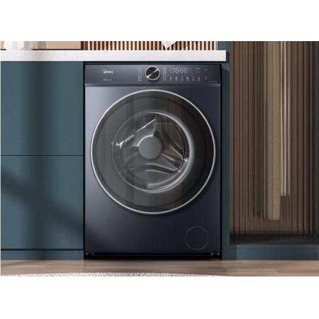 美的（Midea）滚筒洗衣机全自动 轻净直驱系列 洗烘一体机 直驱变频 顽渍超精洗 新风祛味 10公斤 MD100V656DE