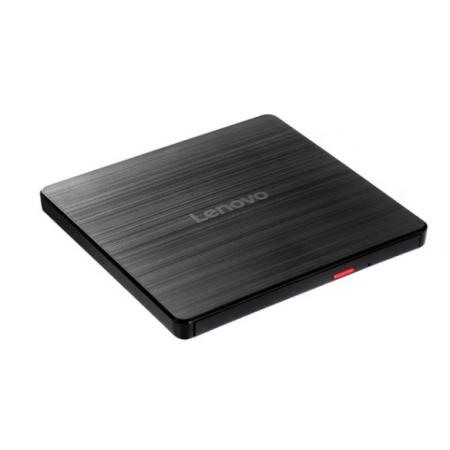联想（Lenovo）8倍速 外置光驱 外置DVD刻录机 移动光驱 外接光驱 黑色(兼容Windows/苹果MAC双系统/GP70N)