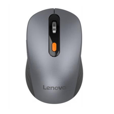  联想(Lenovo) 无线蓝牙双模充电鼠标 蓝牙5.0/3.0 便携办公鼠标 人体工程学设计 Howard2022款风暴灰充电版
