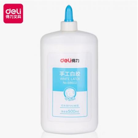 手工白胶 得力DL-68602   500ml