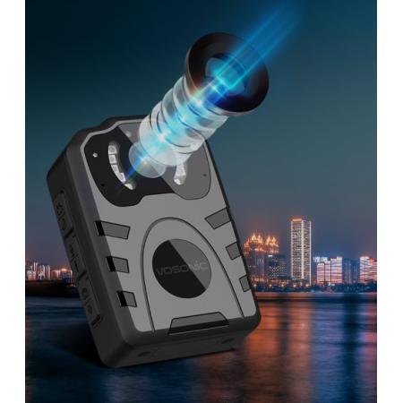 群华（VOSONIC）D2 256G 升级4K执法记录仪高清5400万像素红蓝爆闪红外夜视录像
