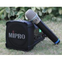 MIPRO咪宝MA-100SBII 蓝牙音响户外移动便携式小型音箱讲解喊话扩音器带话筒一体宣传讲话喇叭插卡可充电 配手持话筒（二代）