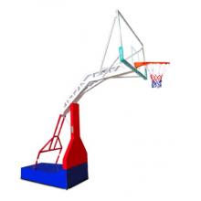 博森特（BOSENTE） 篮球架 户外标准可移动式成人家用学校比赛室外篮球架子篮球框架 彩色高配仿液压加强款