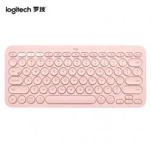 罗技（Logitech）K380 键盘 蓝牙办公键盘 女友 便携超薄键盘 笔记本键盘 茱萸粉