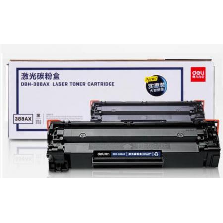 得力cc388a硒鼓惠普laserjet m1136mfp硒鼓适用m126a激光打印机硒鼓碳粉盒   2000页   大容量 1支装