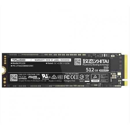 致态（ZhiTai）长江存储 512GB SSD固态硬盘 NVMe M.2接口 TiPlus5000系列