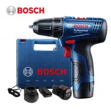 博世（BOSCH） 电动螺丝刀家用充电式手电钻GSR120-Li锂电钻工具箱正反转起子机 【进口双电】+创一工具箱108件套