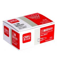 得力 3# 29mm金属曲别针 100枚/盒 10盒装 