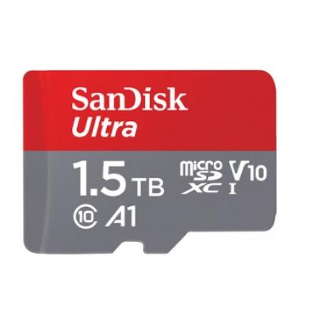 闪迪（SanDisk）1.5TB TF（MicroSD）内存卡U1 C10 A1至尊高速移动版 读速150MB/s 运动相机监控无人机存储卡