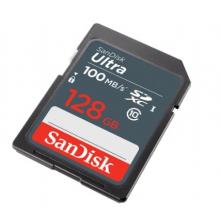 闪迪（SanDisk）128GB SD内存卡 至尊高速版读速100MB/s 数码相机 摄像机存储卡 支持高清视频