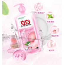 立白APG洗洁精1.38kg*3瓶天然薄荷清香食品可用高效去油除味