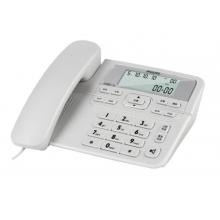 飞利浦(PHILIPS）电话机座机 固定电话 办公家用 来电显示 双接口 免电池 CORD118灰色