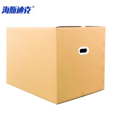 海斯迪克扣手纸箱搬家纸箱快递打包箱 五层特硬带塑料扣手70*50*50cm
