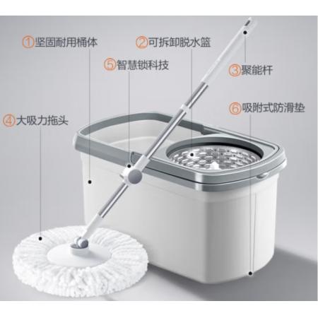 旋转拖把套装 大卫/D10/1杆4头