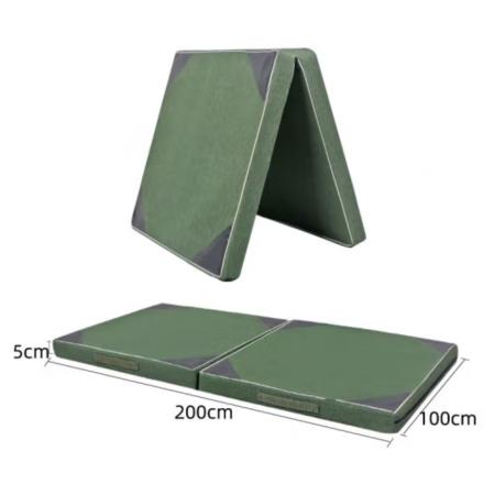 体操垫子折叠	 时光旧巷  1m*2m*5cm普通帆布折叠