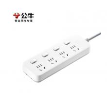 插线板	公牛GN-S1043 4位分控全长1.8米