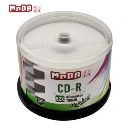 铭大金碟 CD-R 52速 档案级 光盘/刻录盘 50片桶装 空白光盘