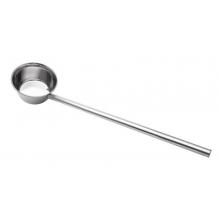 今万福不锈钢汤勺长柄水舀水瓢汤勺盛水勺子商用大汤粥勺直径12cm长45cm
