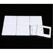 保安捷 86型空白面板 白盖板二合一面板开关插座白板工程款加厚面板 白色