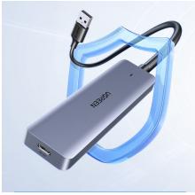 绿联 USB3.0分线器扩展坞 高速4口集线器HUB拓展坞 笔记本电脑一拖多转换器转接头延长线 Type-C供电