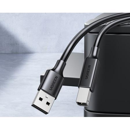 绿联(UGREEN)打印机数据连接线USB2.0AM/BM方口接头 3米