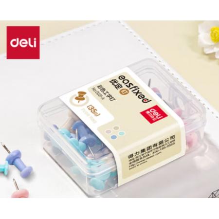 工字钉	   得力0021 彩色