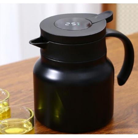宅轻松 焖茶壶家用闷泡壶316不锈钢茶水分离大容量老白茶泡茶壶保温壶黑