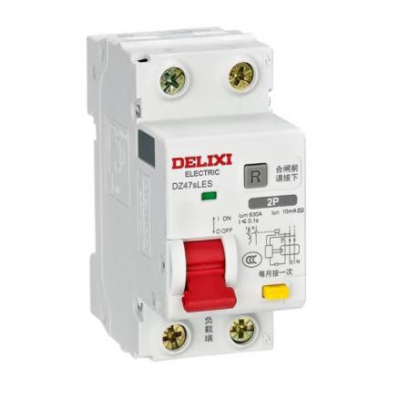 德力西电气 小型漏电保护断路器 上进线 2P C型 16A DZ47SLES2C16