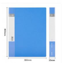 文件资料册60页 得力5005ES蓝色