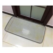 大门口钢丝脚垫 家用钢丝垫防滑刮泥垫铁丝地垫金属网入户门口的 加粗-弹簧边密度2厘米 45*90cm