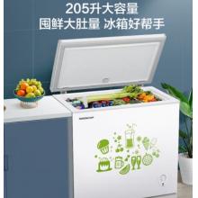 冰柜	容声（Ronshen）205升低霜小型冰柜家用冷藏冷冻转换单温冷柜 一级能效 母婴母乳卧式冰箱 BD/BC-205MB