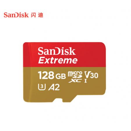 闪迪（SanDisk）128GB TF(MicroSD)内存卡   运动相机无人机 监控存储卡 读190MB/s